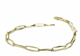 14 K Gouden Closed Forever Schakel Armband - 19,5 cm / 6,55 g