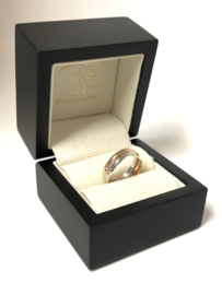 14 Karaat Tricolor Gouden Dames Ring - Mt 18,25 mm