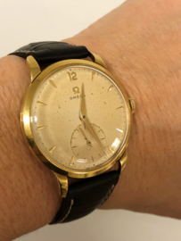 18 K Gouden Omega Trésor Jumbo Subsecond - 36 mm / 1954
