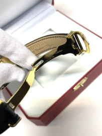 Must de Cartier Tank Large Date Ivory Roman Dial Quartz 2413 Incl Cartier Garantie
