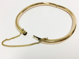 Handvervaardigd 14 K Massief Rosé Gouden Slaven Armband - 31,6 g