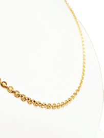 18 Karaat Gouden Anker Schakel Collier - 67 cm / 10,1 g