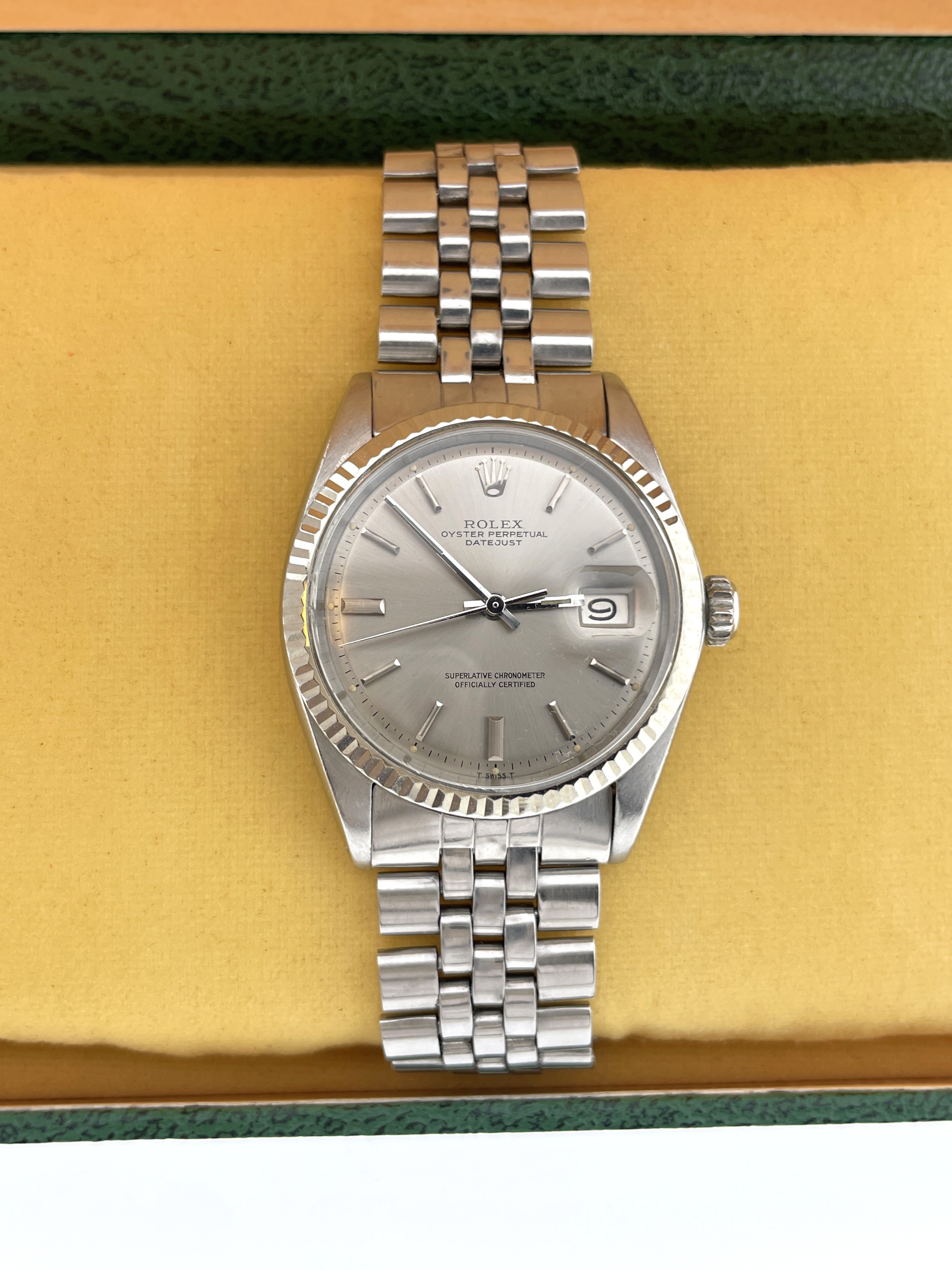 Rolex Oyster Perpetual Datejust 1601 Pie Pan 36 mm / 1971