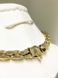 14 K Gouden Schakel Collier  -  40 cm