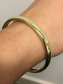 14 Karaat Gouden Slaven Armband / Bangle - 14,95 g / 6 mm