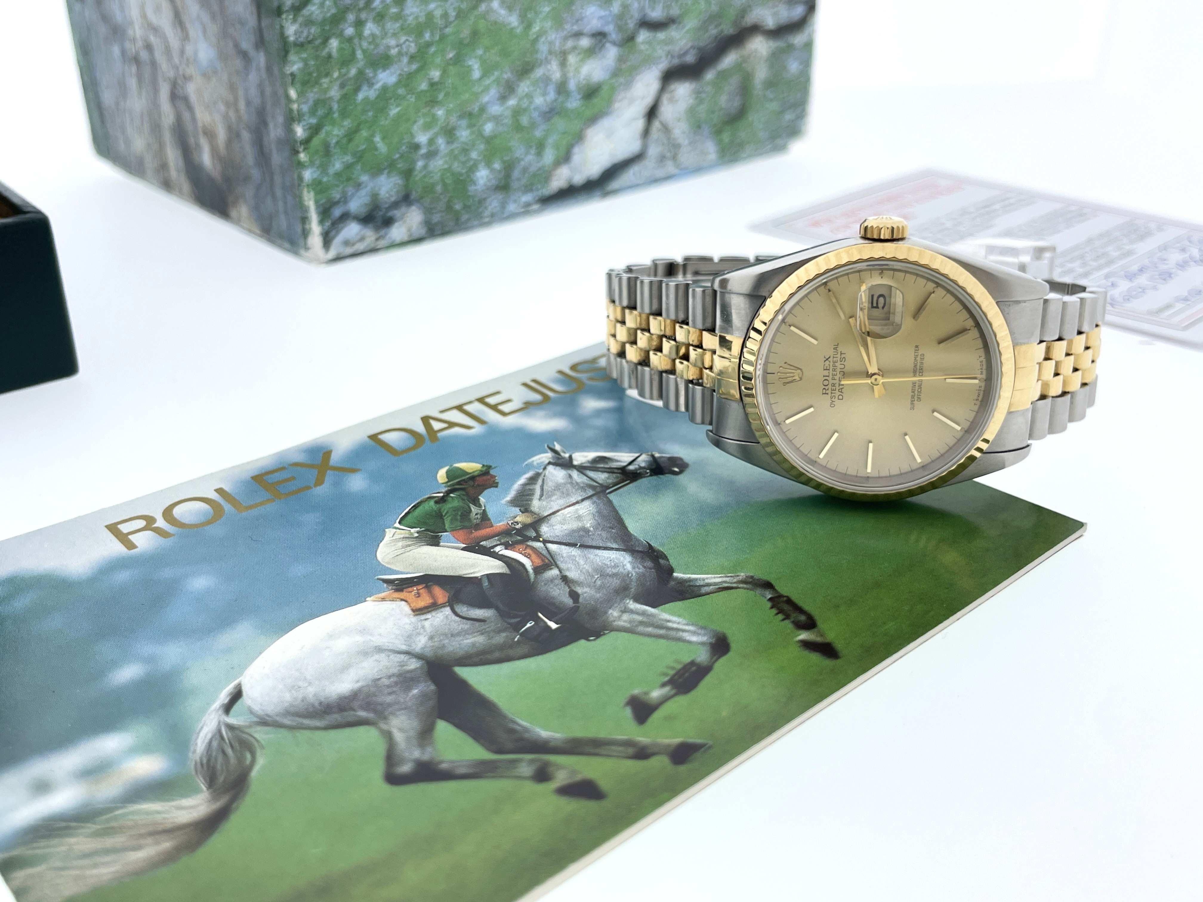 Rolex Datejust 16233 Goud/Staal 36 mm Heren Polshorloge - 1991 / Set