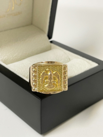 14 K Gouden Heren Ring Adelaar - 5,78 g / Mt 20,5