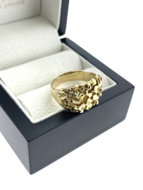 18 Karaat Massief Gouden Piet Piet Ring - 10.4 Gram