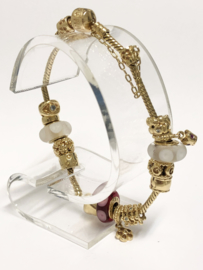 PANDORA 14 K Gouden Armband Diverse Bedels - 20,5 cm / 41,05 g