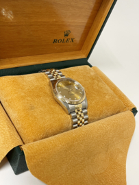 Rolex Oyster Perpetual Datejust 36 mm Gold Diamond Dial 16233 in Rolex Cassette 1995