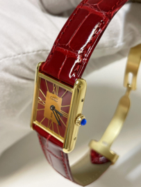 Must de Cartier Tank Large Cloisonné Dial - Quartz / Incl Cartier Garantie