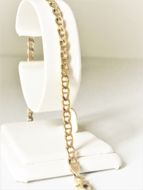 14 K Gouden Gucci Schakel Armband