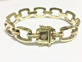 14 K Gouden Schakel Armband - 19,5 cm / 22,35 g