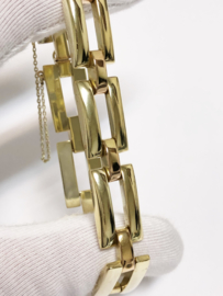 Antiek Gouden Schakel Armband - 20 cm / 23,85 g