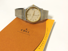 EBEL Classique Sport Wave Staal Gouden Heren Polshorloge - Full Set