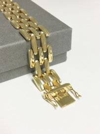 14 K Gouden Schakel Armband - 19,5 cm / 21,5 g