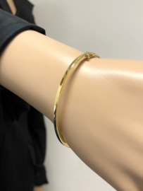 14 K Gouden Slaven Armband (Smal Model) - 18,5 cm / 12,85 g