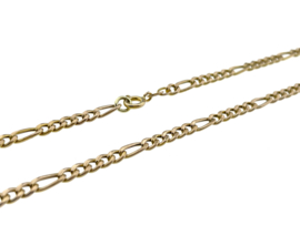 14 Karaat Gouden Schakelketting Figaro - 41 cm / 5.8 g