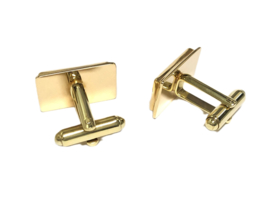 14 Karaat Gouden Manchetknopen Blauwlagen  - 14 g
