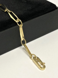 14 K Gouden Closed Forever Schakel Armband - 20 cm / 7,5 g