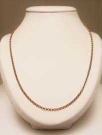 14 K Gouden Jasseron Collier - 63 cm / 13,35 g