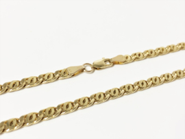 14 K Gouden Valkoog Schakel Ketting - 51 cm / 8,85 g