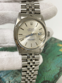 Rolex Oyster Perpetual Datejust 16014 Silver Dial 36 mm - 1985