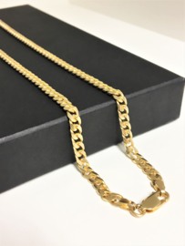14 K Gouden Gourmet Schakel Ketting - 51 cm / 24,8 g