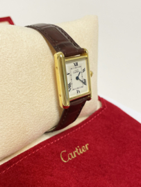 Must de Cartier Tank Midsize Quartz Roman Dial 2415 - Full Set