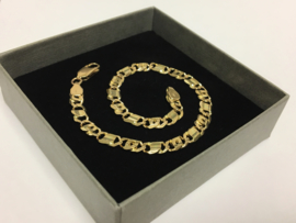 14 K Gouden Gucci Schakel Armband - 22,5 cm / 14,65 g
