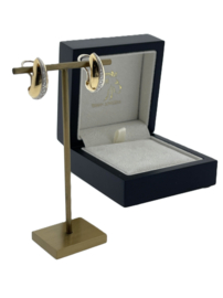 14 Karaat Gouden Oorstekers 0.20 ct Briljant Geslepen Diamant
