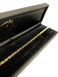 14 Karaat Massief Gouden Koningsarmband - 22 cm / 11,3 g / 3 mm