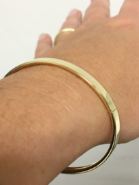 14 K Gouden Slaven Armband - 4,2 mm