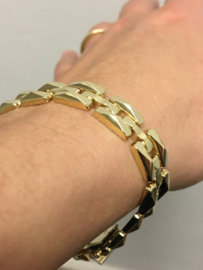 14 K Gouden Schakel Armband - 19,5 cm / 22,45 g