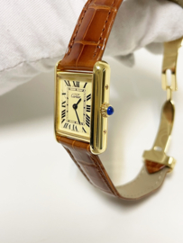 Must de Cartier Tank Midsize Quartz Ivory Roman Dial - Incl Cartier Garantie