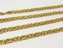 14 K Gouden Koningsketting Byzantijns (hol) - 65 cm / 47,23 g