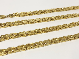 14 K Gouden Koningsketting Byzantijns (hol) - 65 cm / 47,23 g