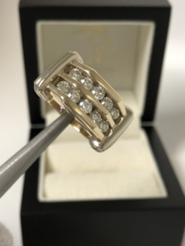 Grove Gouden Heren Ring 1.0 crt Diamant - Top Wesselton / 12,12 g