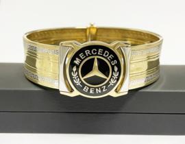 14 K Gouden Heren Armband Mercedes - 24,5 g / 2,5 cm