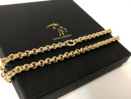 14 K Gouden Jasseron Slot Collier 45 cm /  32,8 g