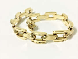 14 K Gouden Schakel Armband - 19,5 cm / 15,25 g