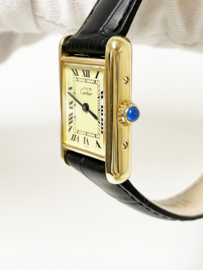 Must de Cartier Tank Roman Dial Quartz Dames Polshorloge