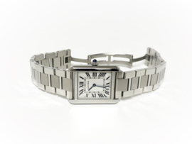 Cartier Tank Solo 3170 Silver Dial - Full Set / Cartier Garantie tot 2027