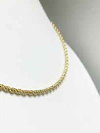 14 K Gouden Koord Collier - 44 cm