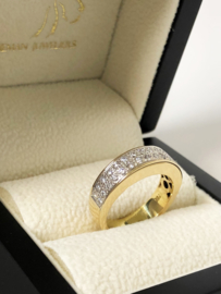 18 Karaat Gouden Bandring 0.30 ct Briljant Geslepen Diamant G / VS1