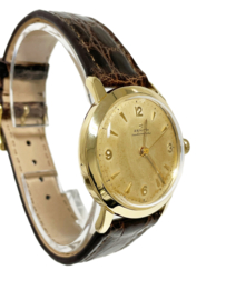 Antiek Zenith 18 Karaat Gouden Heren Polshorloge Bumper Automaat - 1959