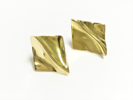 18 K Gouden Design Oorstekers - Stijl Lapponia
