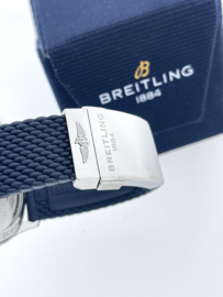 Breitling Navitimer B01 Chronograph 43 mm Steel Blue - Full Set / Reference AB0138