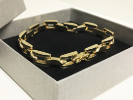 14 K Gouden Schakel Armband - 19,5 cm / 15,25 g
