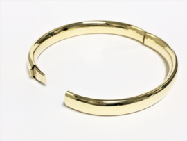 Brede 14 K Gouden Slaven Armband (Large) - 19 cm / 27,4 g